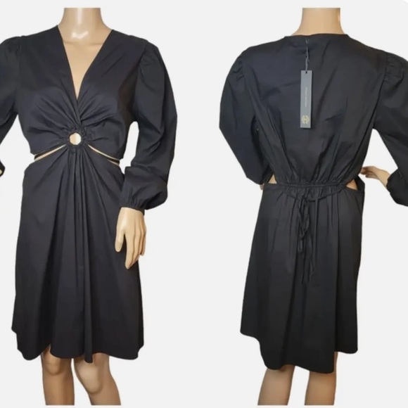 [House of Harlow 1960] Black Cut Out Dress - Picture 1 of 4